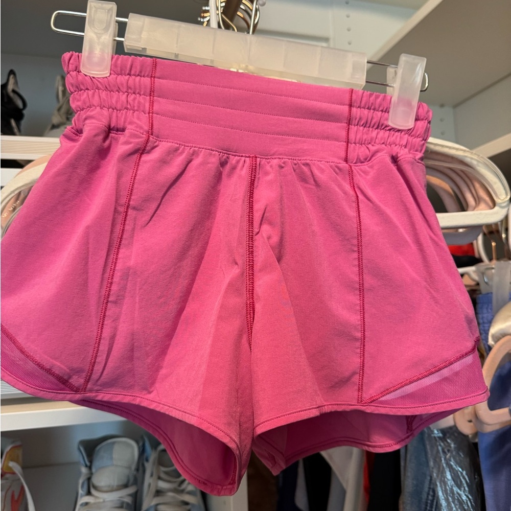 Lululemon Athletica Pink Athletic Shorts